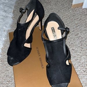 Suede heels